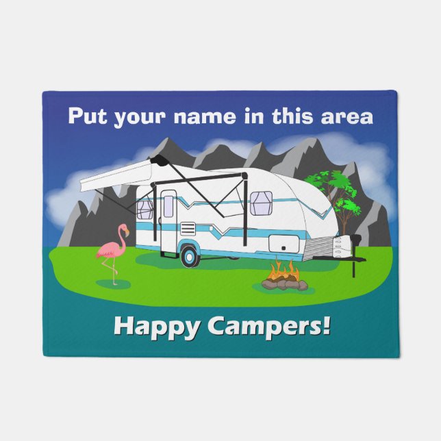 Paillasson Rétro natte de remorque, sarcelle d'hiver, axe (Devant)