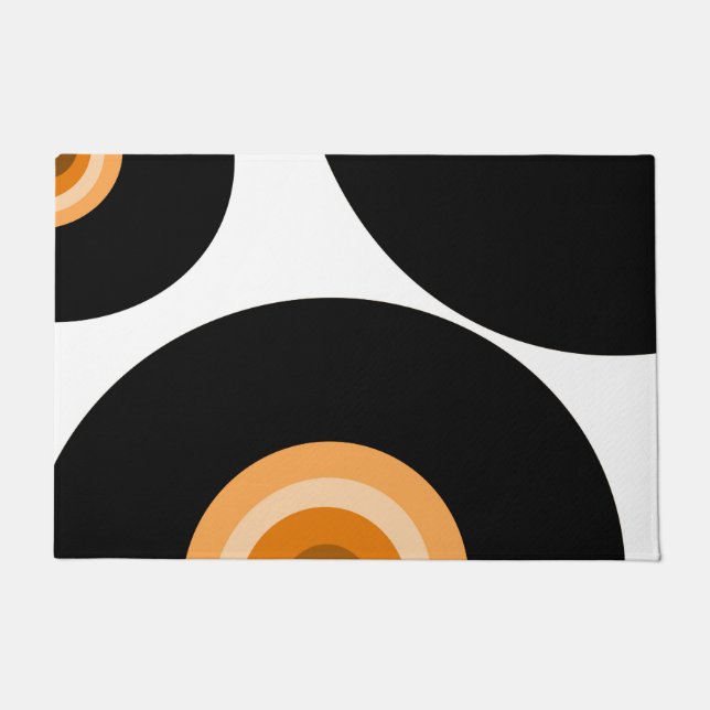 Paillasson Retro Rainbow Vinyl #2 #wall #art (Devant)