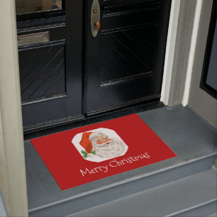 Paillasson Rétro Vintage Jolly Santa Claus de Christmas