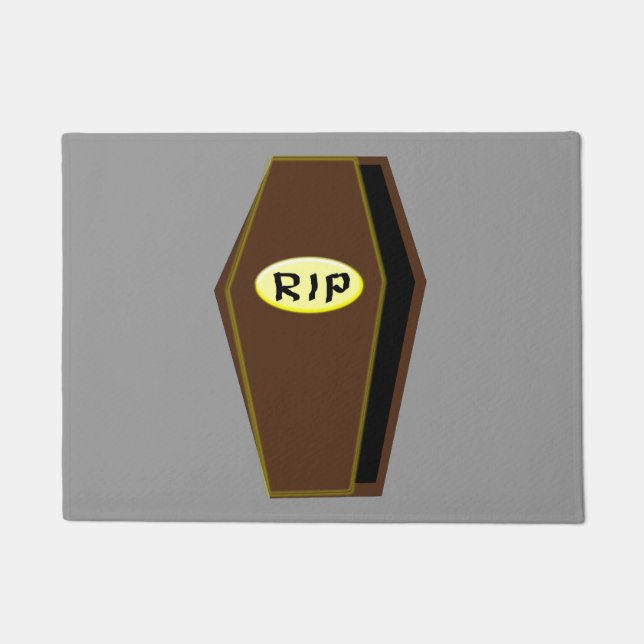 Paillasson RIP Halloween café de Doom Doormat (Devant)