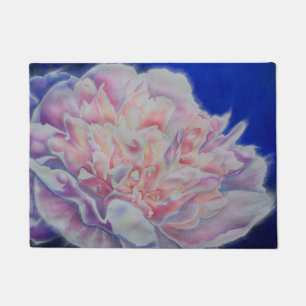 Paillasson Romantique élégante couleur rose blanc pastel