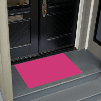 Paillasson Rose électrique solide