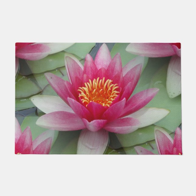 Paillasson Rose Lotus Water Lily (Devant)
