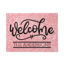 Rose personnalisée Bienvenue en rose