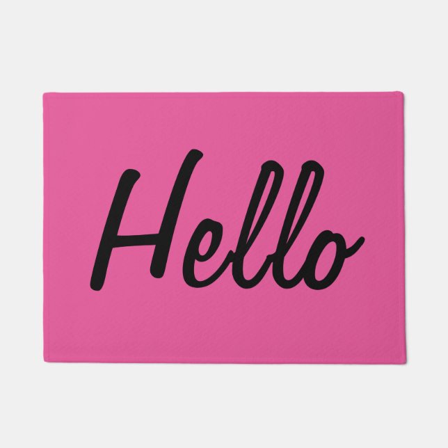 Paillasson Roses indien - bonjour natte (Devant)