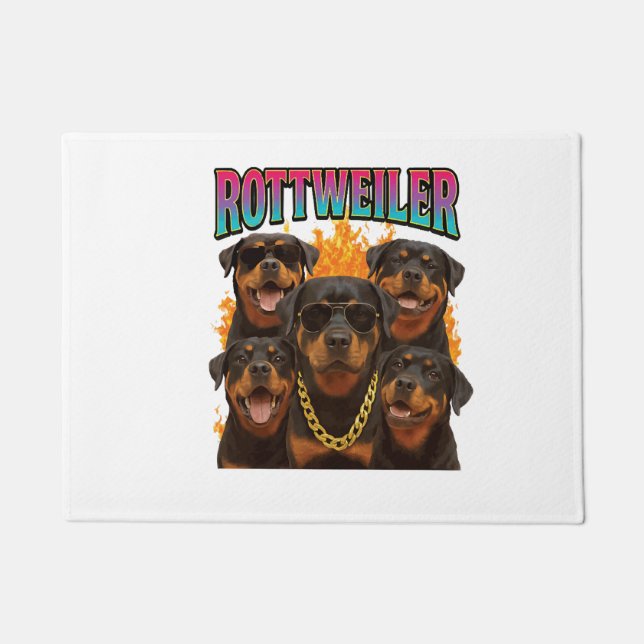 Paillasson Rottweiler  (Devant)