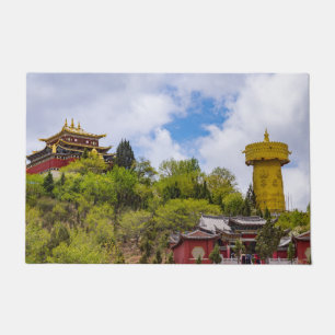 Paillasson Roue de prière tibétaine géante à Shangri-la - Yun