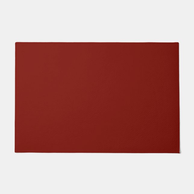 Paillasson Rouge grange (couleur solide) (Devant)