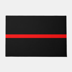 Paillasson Rouge mince symbolique conception de symbole