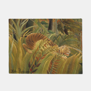 Paillasson Rousseau Jungle Tropical Tiger Art