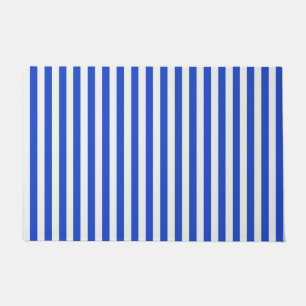 Paillasson Royal Blue Combination Stripes par Shirley Taylor