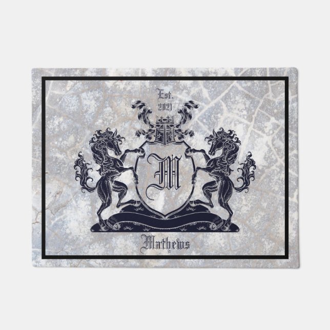 Paillasson Royal Horse Crest Door Mat (Devant)