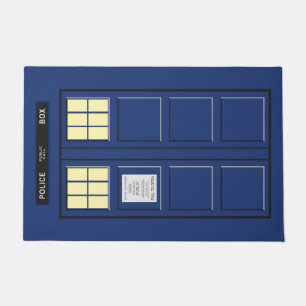 Paillasson Royaume-Uni - Blue Police Public Call Box 1