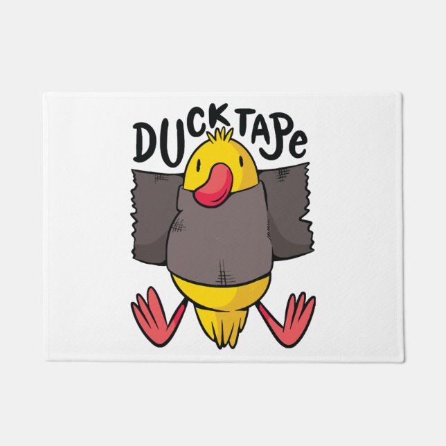 Paillasson Ruban Canard Drôle (Devant)