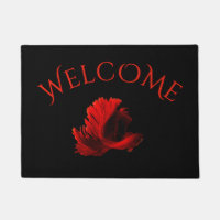 Ruby Red Siamese Lutter contre le poisson Bienvenu