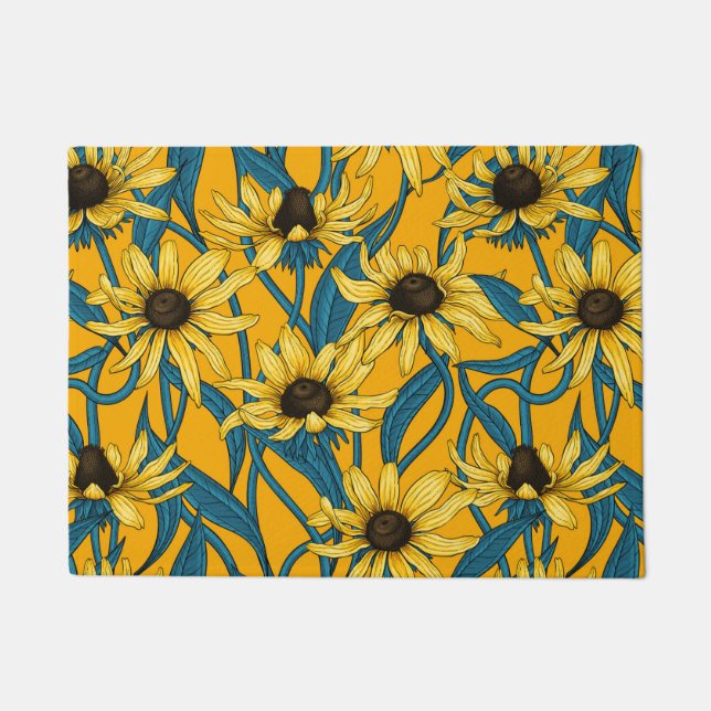 Paillasson Rudbekia jaune (Devant)