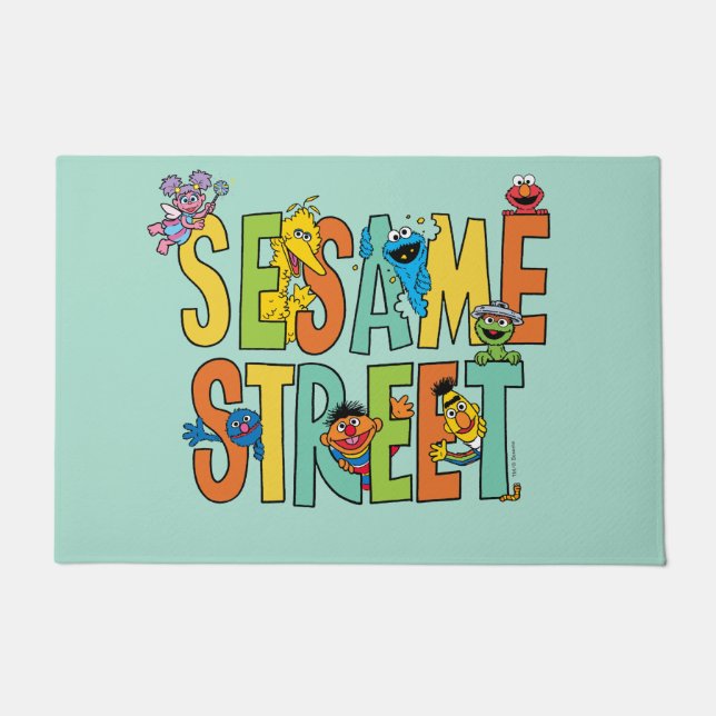 Paillasson Rue Sésame | Sesame Street Type Pals (Devant)