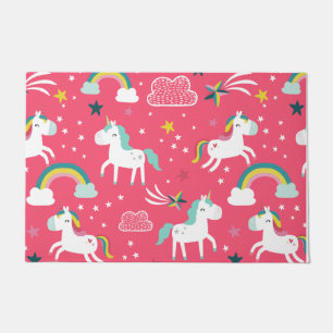 Paillasson Rug Unicorne rose
