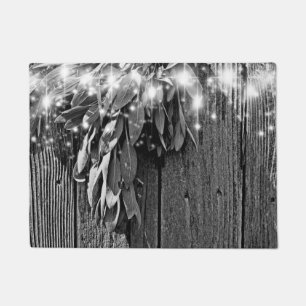 Paillasson Sage fraîchement coupée Bois de grange Grayscale G