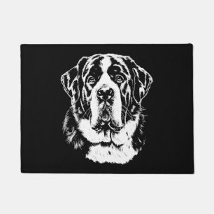 Paillasson Saint Bernard Portrait Minimaliste Vêtements