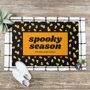 Paillasson Saison Éffrayante de Corn à bonbons Halloween