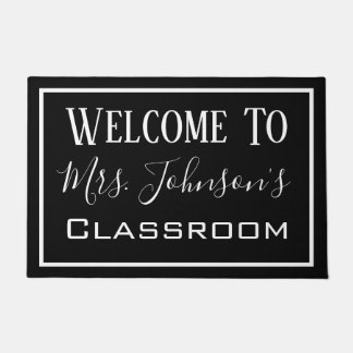 Paillasson Salle de classe de l'enseignant personnalisée Mat