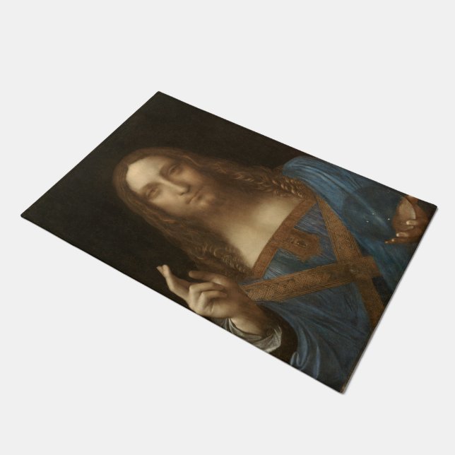 Paillasson Salvator Mundi (Sauveur du Monde) (da Vinci) (Incliné)