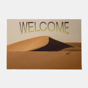 Paillasson Sand Dunes Desert Paysage Bienvenue