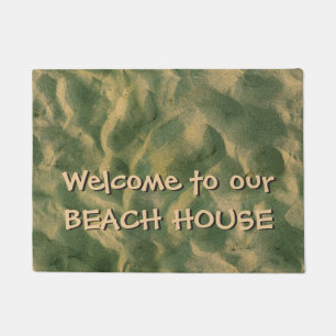 Paillasson Sandy Beach Bienvenue à Beach House ou n'importe q