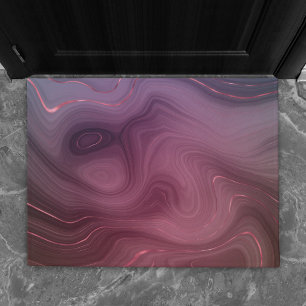 Paillasson Sangria Strata   Moody Pink and Purple Luxe Agate