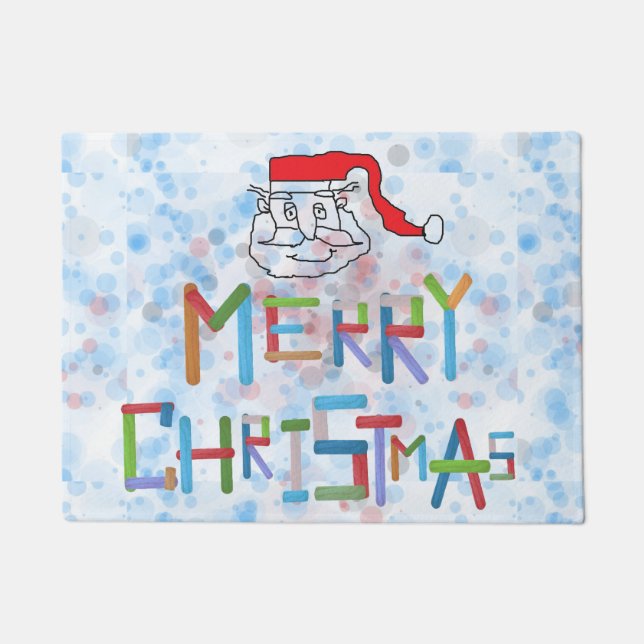 Paillasson Santa Claus Porte Mat (Devant)