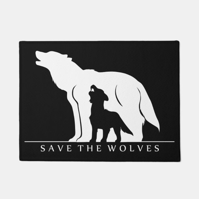 Paillasson Sauvez les loups (Devant)