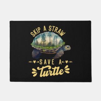 Paillasson Sauvez les tortues Protection De l'environnement O