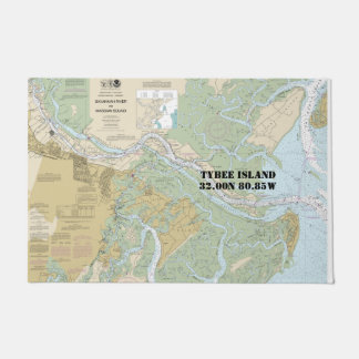 Paillasson Savannah River et Wassaw Sound - Carte marine