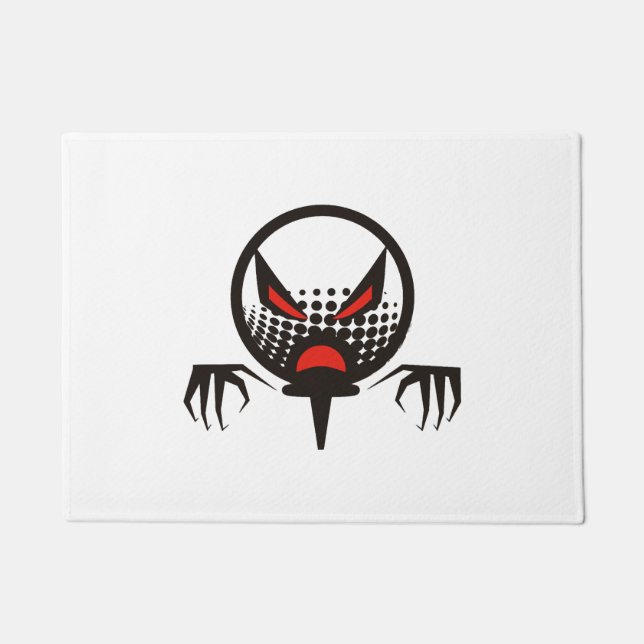 Paillasson Scary Golf Halloween groupe cimetière (Devant)