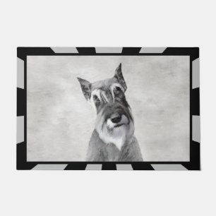 Paillasson Schnauzer (Giant) Peinture - Dog Art