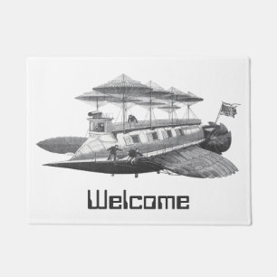 Paillasson Science-fiction Steampunk vintage Éclipse de dirig