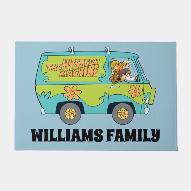 Paillasson Scooby-Doo Joyeuse Marche | Ajouter Votre Nom Port (Devant)