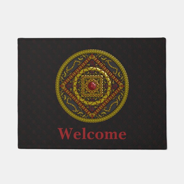 Paillasson Scorpio Mandala Doormat (Devant)