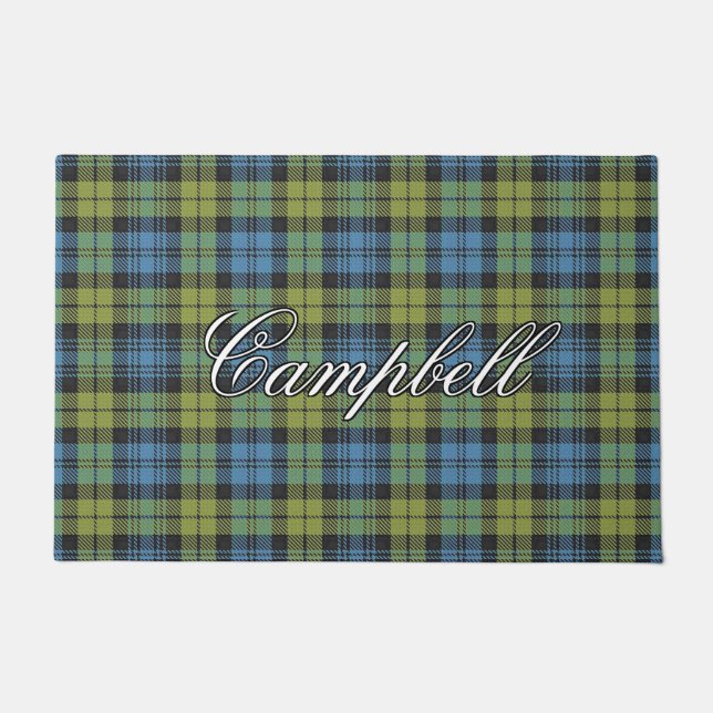 Paillasson Scots Vista Campbell Family Tartan Plaid (Devant)