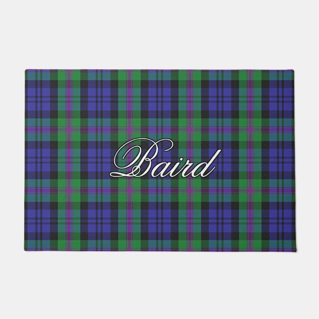 Paillasson Scots Vista Clan Baird Tartan Plaid (Devant)