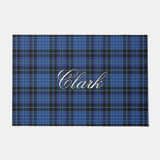 Paillasson Scots Vista Clan Clark Clergé écossais Tartan (Devant)