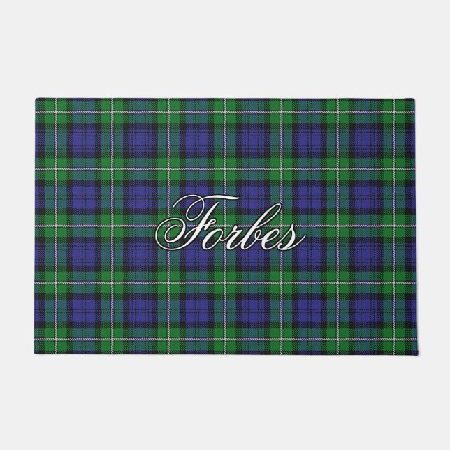Paillasson Scots Vista Clan Forbes Tartan Plaid (Devant)