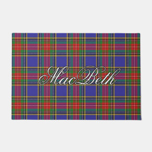 Paillasson Scots Vista Clan MacBeth Tartan Plaid
