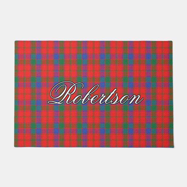 Paillasson Scots Vista Clan Robertson Tartan Plaid (Devant)