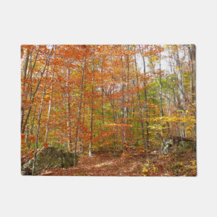 Paillasson Sentier de l'automne de la lumière du soleil au pa