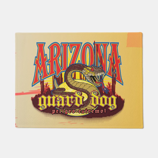 Paillasson Serpent de chien de garde d'Arizona (Devant)