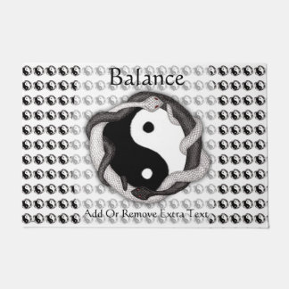 Paillasson Serpents double (noir/blanc)