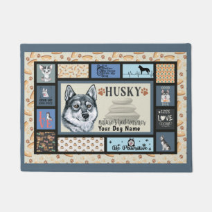 Paillasson Sibérien Husky propriétaire Lover Funny Keepsaké Q