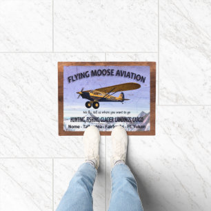 Paillasson Signe vintage d'aviation d'orignaux de vol
